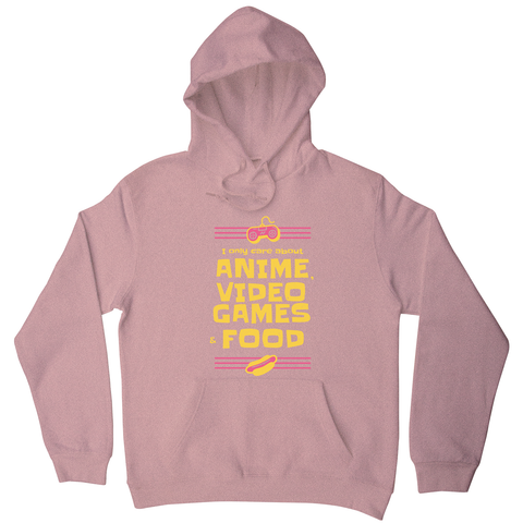 Anime amp video games hoodie - Graphic Gear