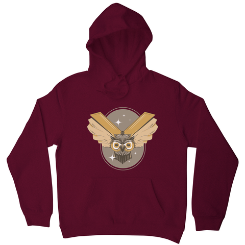 Owl books hoodie - Graphic Gear