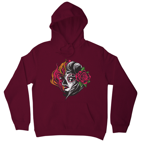 Mexican fire girl hoodie - Graphic Gear