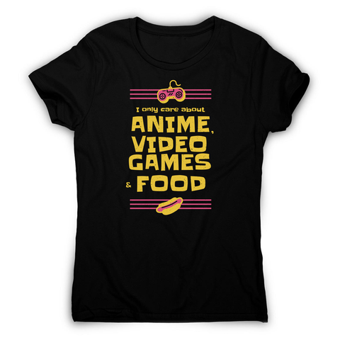 Anime amp video games women's t-shirt - Graphic Gear