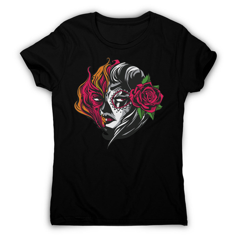 Mexican fire girl women's t-shirt - Graphic Gear