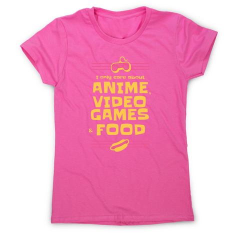 Anime amp video games women's t-shirt - Graphic Gear