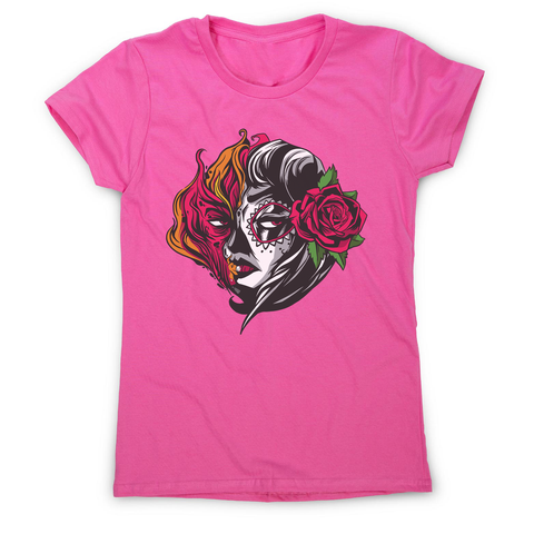 Mexican fire girl women's t-shirt - Graphic Gear