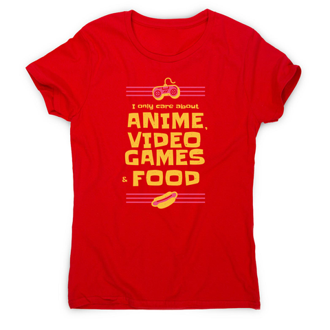 Anime amp video games women's t-shirt - Graphic Gear