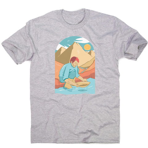 Gold panning men's t-shirt - Graphic Gear