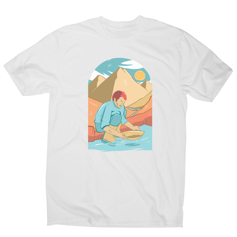 Gold panning men's t-shirt - Graphic Gear