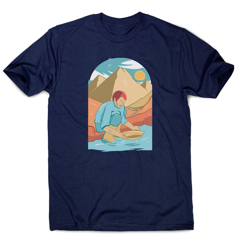 Gold panning men's t-shirt - Graphic Gear