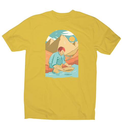 Gold panning men's t-shirt - Graphic Gear