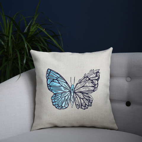 Crystal butterfly cushion cover pillowcase linen home decor - Graphic Gear