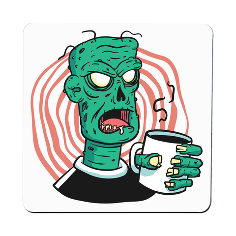 Coffee zombie coaster drink mat - Graphic Gear