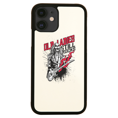 Old lady zombie rocker iPhone case cover 11 11Pro Max XS XR X - Graphic Gear