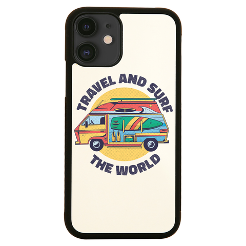 Travel and surf iPhone case cover 11 11Pro Max XS XR X - Graphic Gear