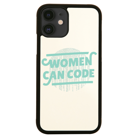 Women code iPhone case cover 11 11Pro Max XS XR X - Graphic Gear