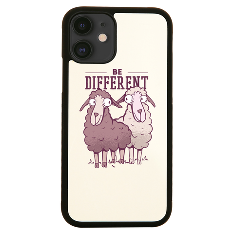 Be different sheep iPhone case cover 11 11Pro Max XS XR X - Graphic Gear