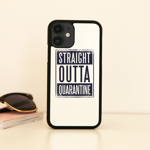 Straight outta quarantine iPhone case cover 11 11Pro Max XS XR X - Graphic Gear