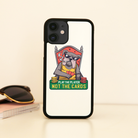 Poker bulldog quote iPhone case cover 11 11Pro Max XS XR X - Graphic Gear