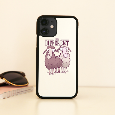 Be different sheep iPhone case cover 11 11Pro Max XS XR X - Graphic Gear
