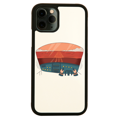 Pilot cockpit view iPhone case cover 11 11Pro Max XS XR X - Graphic Gear