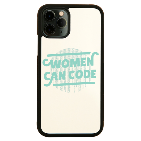 Women code iPhone case cover 11 11Pro Max XS XR X - Graphic Gear