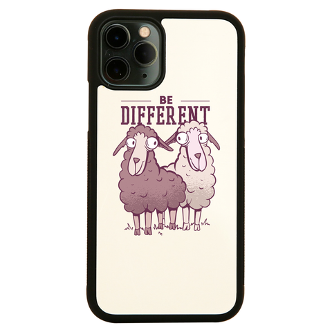 Be different sheep iPhone case cover 11 11Pro Max XS XR X - Graphic Gear