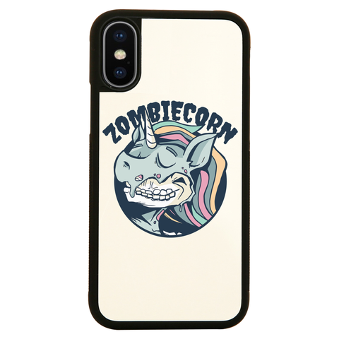 Zombiecorn cartoon iPhone case cover 11 11Pro Max XS XR X - Graphic Gear