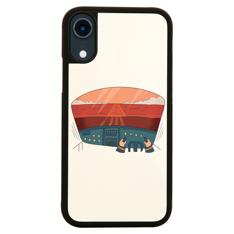 Pilot cockpit view iPhone case cover 11 11Pro Max XS XR X - Graphic Gear