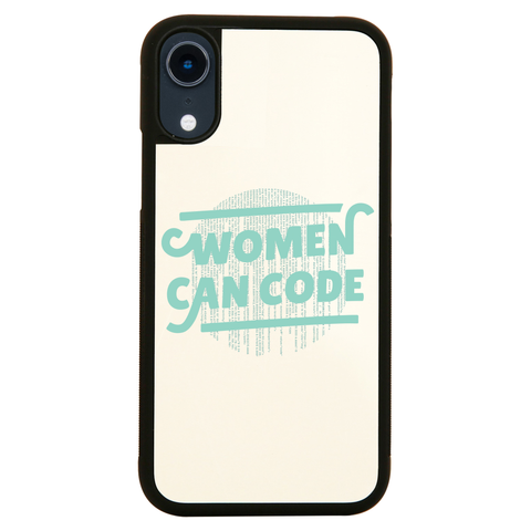 Women code iPhone case cover 11 11Pro Max XS XR X - Graphic Gear