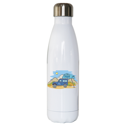 Offroad camping water bottle stainless steel reusable - Graphic Gear