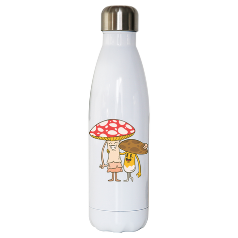 Mushroom friends water bottle stainless steel reusable - Graphic Gear