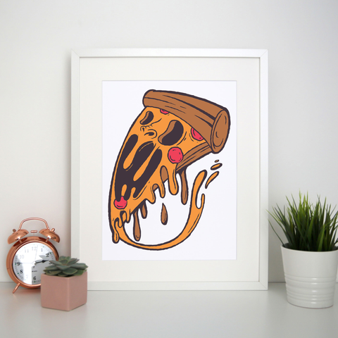 Moster pizza print poster wall art decor - Graphic Gear