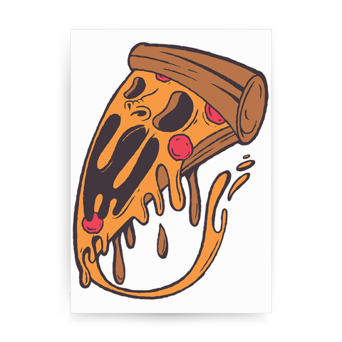 Moster pizza print poster wall art decor - Graphic Gear