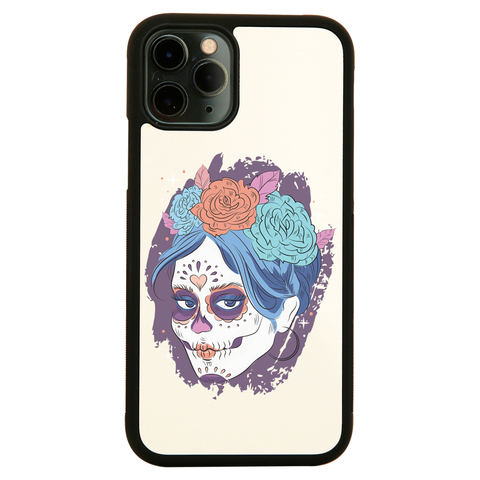 Dia de los muertos skull iPhone case cover 11 11Pro Max XS XR X - Graphic Gear