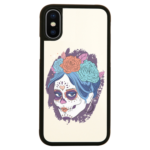 Dia de los muertos skull iPhone case cover 11 11Pro Max XS XR X - Graphic Gear