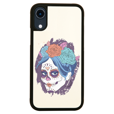 Dia de los muertos skull iPhone case cover 11 11Pro Max XS XR X - Graphic Gear