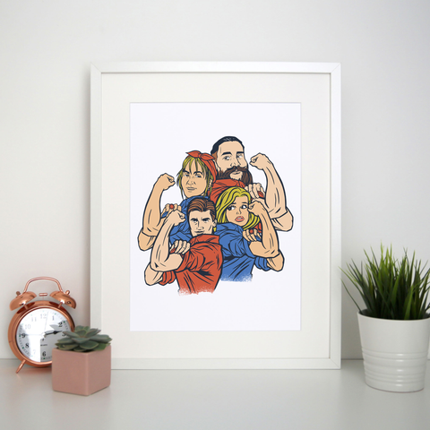 Empowered family print poster wall art decor - Graphic Gear
