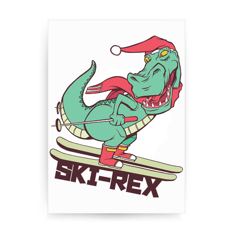 Ski Trex print poster wall art decor - Graphic Gear