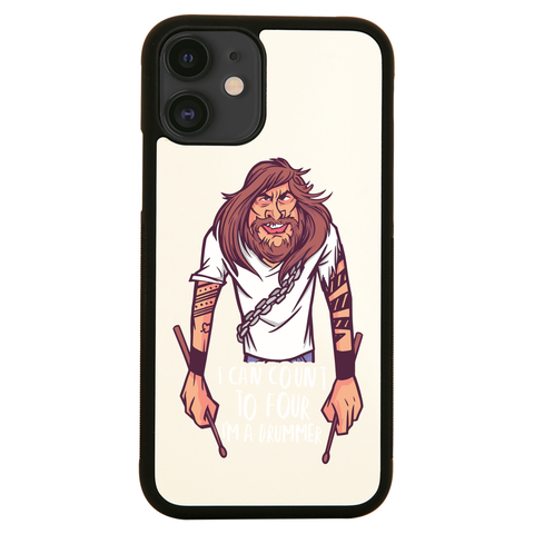 Im a drummer iPhone case cover 11 11Pro Max XS XR X - Graphic Gear