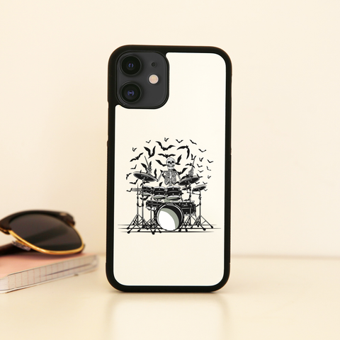 Skeleton drummer iPhone case cover 11 11Pro Max XS XR X - Graphic Gear