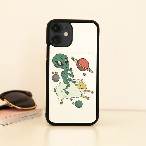 Alien space sheep iPhone case cover 11 11Pro Max XS XR X - Graphic Gear