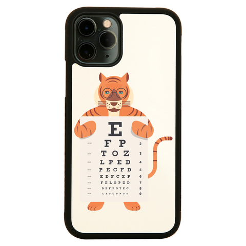 Tiger eye chart iPhone case cover 11 11Pro Max XS XR X - Graphic Gear