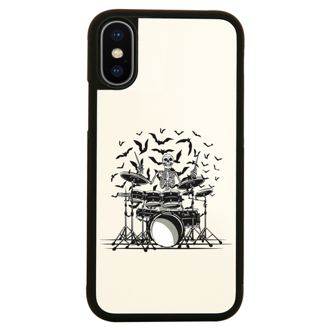 Skeleton drummer iPhone case cover 11 11Pro Max XS XR X - Graphic Gear