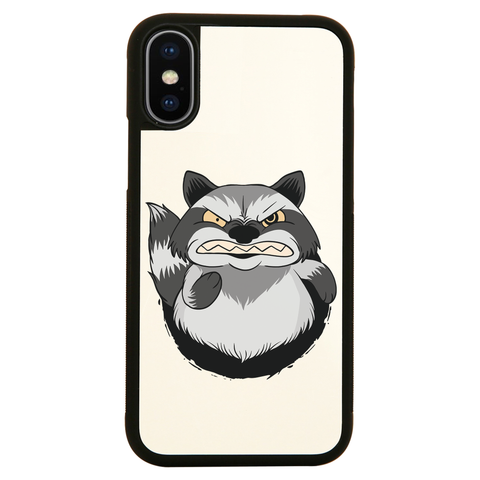 Angry raccoon iPhone case cover 11 11Pro Max XS XR X - Graphic Gear