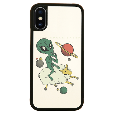 Alien space sheep iPhone case cover 11 11Pro Max XS XR X - Graphic Gear