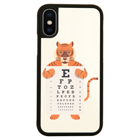 Tiger eye chart iPhone case cover 11 11Pro Max XS XR X - Graphic Gear