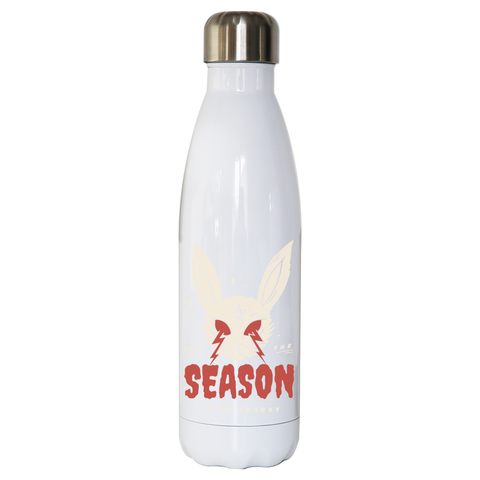 Scary halloween rabbit water bottle stainless steel reusable - Graphic Gear