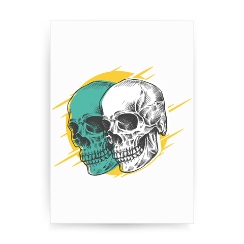 Skull set print poster wall art decor - Graphic Gear