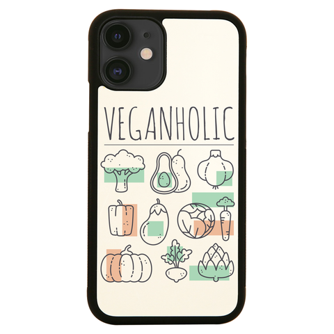 Veganholic iPhone case cover 11 11Pro Max XS XR X - Graphic Gear