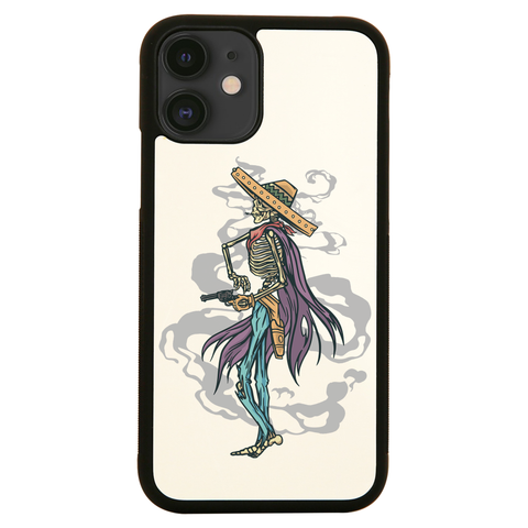 Cowboy skeleton iPhone case cover 11 11Pro Max XS XR X - Graphic Gear
