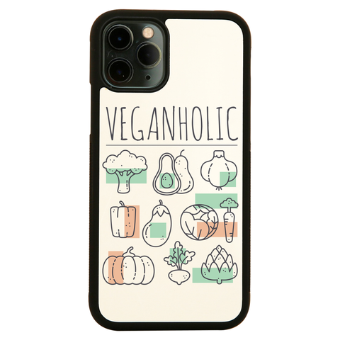 Veganholic iPhone case cover 11 11Pro Max XS XR X - Graphic Gear