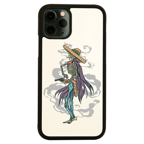 Cowboy skeleton iPhone case cover 11 11Pro Max XS XR X - Graphic Gear